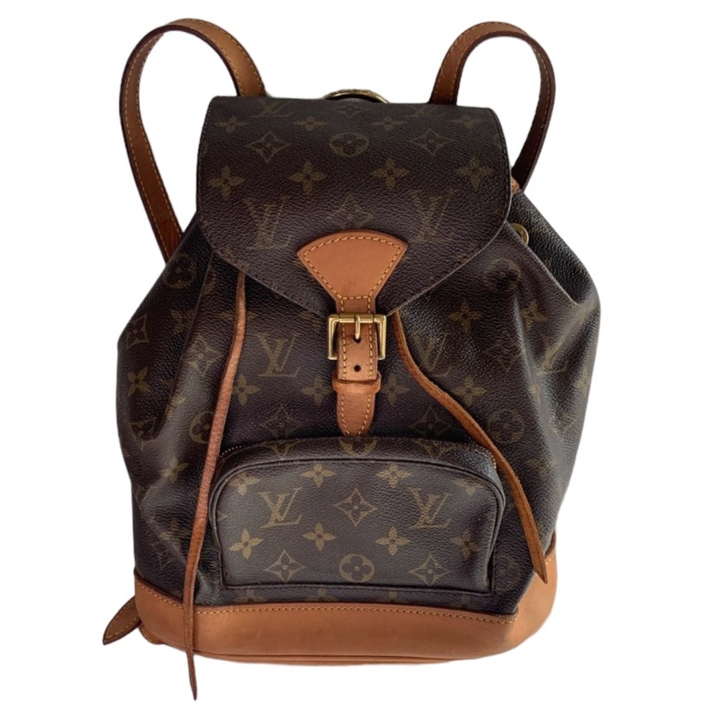 0178 Louis Vuitton Monogram Montsouris MM Backpack
